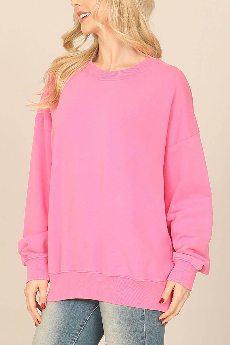 Good Things Ahead - Pink Graphic Back Print Sweatshirt